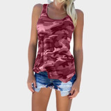 2018 Summer Camouflage T-shirt Women Plus Size O-neck Vest Female T Shirt Women Tshirt Women Off Shoulder Tee Shirt Femme