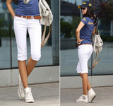 2018 Summer Capri Pants Women Plus Size Casual Capris For Women Elastic Cotton Stretch Pencil Pants Women Capri Pants Trousers