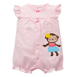 2018 summer baby girl clothes one-pieces jumpsuits baby clothing , cotton short romper infant boys clothes roupas menina