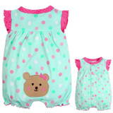 2018 summer baby girl clothes one-pieces jumpsuits baby clothing , cotton short romper infant boys clothes roupas menina