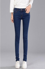 2018 spring winter Women ladeis High Waist pencil Jeans Casual Denim Skinny sexy Pants casual tight slim female trousers