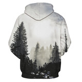 Mr.1991INC New Fashion Autumn Winter Men/women Thin Sweatshirts With Hat 3d Print Trees Hooded Hoodies Tops Pullovers