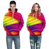 Mr.1991INC New Fashion Autumn Winter Thin 3d Sweatshirts Men/Women Hooded Hoodies Print Colorful Striped Hoody Pullover