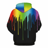 Mr.1991INC New Arrivals Men/Women Hooded Hoodies Print Colorful Splashing Paint Thin Style 3d Sweatshirts Pullovers
