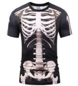 Mr.1991inc Hot New Style Casual Men 3D T Shirt Short Sleeve tattoo black suit Digital Printing Summer Tops size S-XXXL 5988