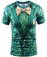 Mr.1991inc Hot New Style Casual Men 3D T Shirt Short Sleeve tattoo black suit Digital Printing Summer Tops size S-XXXL 5988