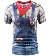 Mr.1991inc Hot New Style Casual Men 3D T Shirt Short Sleeve tattoo black suit Digital Printing Summer Tops size S-XXXL 5988