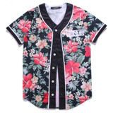 Mr.1991INC Harajuku Hip hop t-shirt men/women 3d t-shirt button shirts print beautiful flowers summer tops tees v-neck t shirt