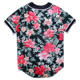 Mr.1991INC Harajuku Hip hop t-shirt men/women 3d t-shirt button shirts print beautiful flowers summer tops tees v-neck t shirt