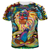 Mr.1991INC Graffiti Sorcerer T shirts Men/Women's Tees Summer Tops Short Sleeve 3d Tshirts Fashion Hip Hop T-shirt