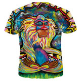 Mr.1991INC Graffiti Sorcerer T shirts Men/Women's Tees Summer Tops Short Sleeve 3d Tshirts Fashion Hip Hop T-shirt