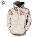 Mr.1991INC Flowers Hoodies Men/Women 3d Sweatshirts Digital Print Rosa Roses Floral Hooded Hoodies Brand Hoody Tops
