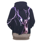 Mr.1991INC Fashion Men/Women 3d Sweatshirt Digital Printing Lightning Cat Meow Star People Long Sleeve Hooded Hoodies Cap Hoody