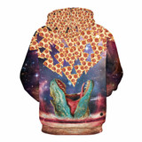 Mr.1991INC Fashion Men/women's Hoodies 3d Sweatshirt Cap Hooded Tracksuits Funny Print Pizza Crocodile Casual Pullovers Hoody