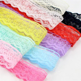 Lucia crafts W:2.2cm Embroidered Net Lace Ribbons Yarns Sewing Garment Trim Wedding Lace DIY Craft Accessories 5y/10y 17010010
