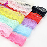 Lucia crafts W:2.2cm Embroidered Net Lace Ribbons Yarns Sewing Garment Trim Wedding Lace DIY Craft Accessories 5y/10y 17010010