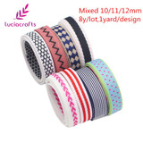 Lucia Crafts 6y/8y/10y Multi option Grosgrain Embroidered Ribbons Bow craft DIY Headdress Sewing Handmade Accessory 040054276