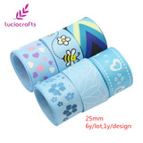 Lucia Crafts 6y/8y/10y Multi option Grosgrain Embroidered Ribbons Bow craft DIY Headdress Sewing Handmade Accessory 040054276