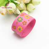 Lucia crafts 5y/8y 25mm Polyester Grosgrain Printed Ribbons DIY Hair Bow Garment Handmade Sewing Trim Ribbon Materials 040054264
