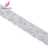 Lucia crafts 5y/6y 25mm Printed Organza Ribbons Headwear Packing Christmas Party Materials DIY Sewing Accessories 040044031