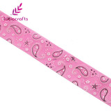 Lucia crafts 5y/6y 25mm Printed Organza Ribbons Headwear Packing Christmas Party Materials DIY Sewing Accessories 040044031