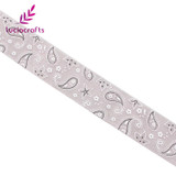 Lucia crafts 5y/6y 25mm Printed Organza Ribbons Headwear Packing Christmas Party Materials DIY Sewing Accessories 040044031