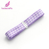 Lucia crafts 5y/18y 9.5-10mm Multi color option Polyester Grosgrain Ribbon Gift Package DIY Hairbow Accessories 040048002