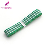 Lucia crafts 5y/18y 9.5-10mm Multi color option Polyester Grosgrain Ribbon Gift Package DIY Hairbow Accessories 040048002
