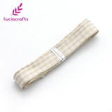 Lucia crafts 5y/18y 9.5-10mm Multi color option Polyester Grosgrain Ribbon Gift Package DIY Hairbow Accessories 040048002