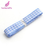 Lucia crafts 5y/18y 9.5-10mm Multi color option Polyester Grosgrain Ribbon Gift Package DIY Hairbow Accessories 040048002