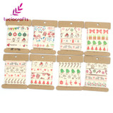 Lucia Crafts 5/8'' 15-16mm Christmas Cartoon Pattern Print Cotton Ribbons DIY Gift Packaging Handmade Accessories 040056129