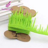 Lucia crafts 2y/lot Grass Flower Style Lace Ribbons Handmade Lace Trim Garment Sewing DIY Material Party Accessories 040051063