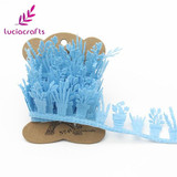 Lucia crafts 2y/lot Grass Flower Style Lace Ribbons Handmade Lace Trim Garment Sewing DIY Material Party Accessories 040051063