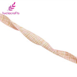 Lucia crafts 2y/lot 1"25mm Natural Hemp Ribbon Jute Burlap DIY Vintage Rustic Linen Handcraft Wedding Party Decoration 047005034