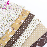 Lucia Crafts 1piece 50x50cm Cotton Fabric DIY Sewing Patchwork Fabrics Quilting Tissue Cloth Textiles Material 20020046(50*50D1)