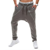 Lrregular Large Zipper Decoration Fashion Trousers New 2017 Men's Street Hip hop Pants Cool Sweatpants Sportwear Pant Men
