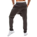Lrregular Large Zipper Decoration Fashion Trousers New 2017 Men's Street Hip hop Pants Cool Sweatpants Sportwear Pant Men