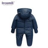 lrcoml Keep Thick warm Infant baby rompers Winter clothes Newborn Baby Boy Girl Romper Jumpsuit Hooded Kid Outerwear For 0-24M