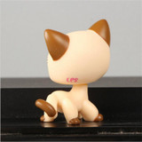 lps pet shop Heart-shaped on face lovely kitten EUROPEAN Kitty Toy CAT Children's gifts Cute Blue eyes