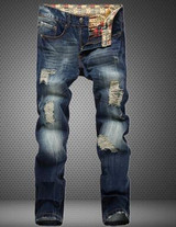 LP71 free shipping 2017  male straight leg denim trousers men fashion brand jeans  mens business pants black jeans men