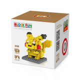 LOZ Single Sale Mini Pikachu Cute Doll Diamond Bricks Pocket Monster Cartoon Model Building Blocks Toys for Children 9136