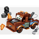 LOZ Single Sale Mini Pickup Trucks DIY Cartoon Dolls 227PCS Diamond Bricks Brown Cars Building Blocks Toys for Children 1619