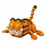 LOZ Single Sale Mini Garfield Cartoon Dolls Diamond Bricks Exotic Cafe Cat Assemble Building Blocks Toys for Children 9759