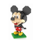 LOZ Single Sale Mini Big Head Mickey Mouse Diamond Bricks Cartoon Doll Building Blocks Toys for Children 9413