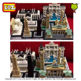 LOZ Mini Blocks Architecture Blocks Small Building Blocks City Diy Creative Bricks Toys House Model Toy Tower Farnsworth House