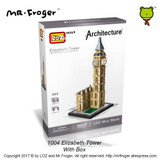 LOZ Mini Blocks Architecture Blocks Small Building Blocks City Diy Creative Bricks Toys House Model Toy Tower Farnsworth House
