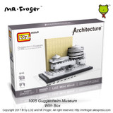 LOZ Mini Blocks Architecture Blocks Small Building Blocks City Diy Creative Bricks Toys House Model Toy Tower Farnsworth House