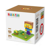 LOZ mini Block Minecraft Steve Zombie Skeleton Diamond Micro Building Blocks Steve Fun Assemblage Diy Action Figure Toysfor gift