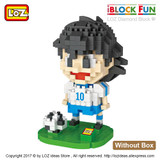 LOZ Diamond Blocks Figuras Classic Anime Figures Toys Captain Tsubasa Ozora LOZ Blocks I Block Fun Toys Ideas Nano Bricks 9548