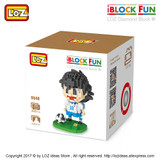 LOZ Diamond Blocks Figuras Classic Anime Figures Toys Captain Tsubasa Ozora LOZ Blocks I Block Fun Toys Ideas Nano Bricks 9548